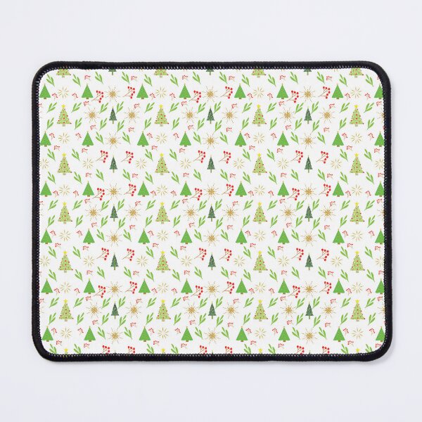 Item preview, Christmas-themed seamless pattern with a variety of holiday symbols on a dark background.  designed and sold by ANGOON7455.