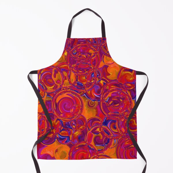 Item preview, Red & Indigo Hydrangea Fractal Circles designed and sold by SXW Designs.