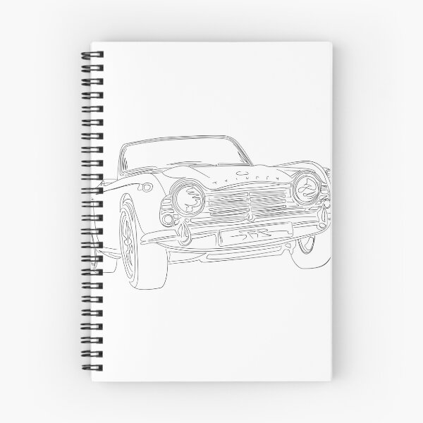 Item preview, Triumph Classic sports car drawing TR4 designed and sold by mudzco.
