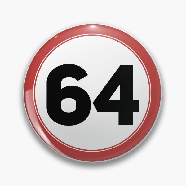 Artikelvorschau, Tempolimit bei 64, alles Gute zum 64. Geburtstag entworfen und verkauft von Wolagno.