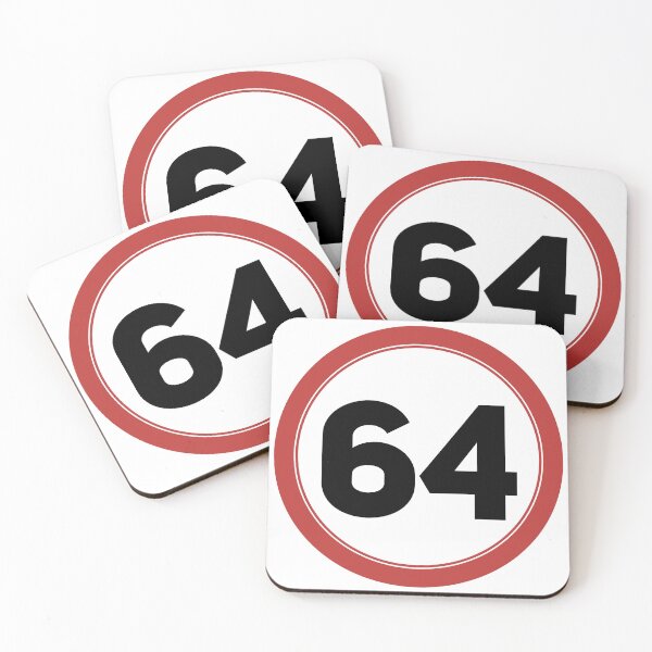 Item preview, Speed limit 64, happy 64th birthday designed and sold by Wolagno.