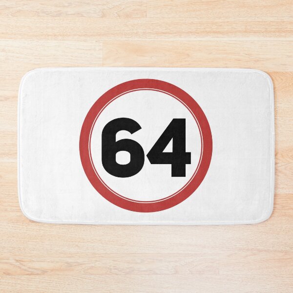 Item preview, Speed limit 64, happy 64th birthday designed and sold by Wolagno.