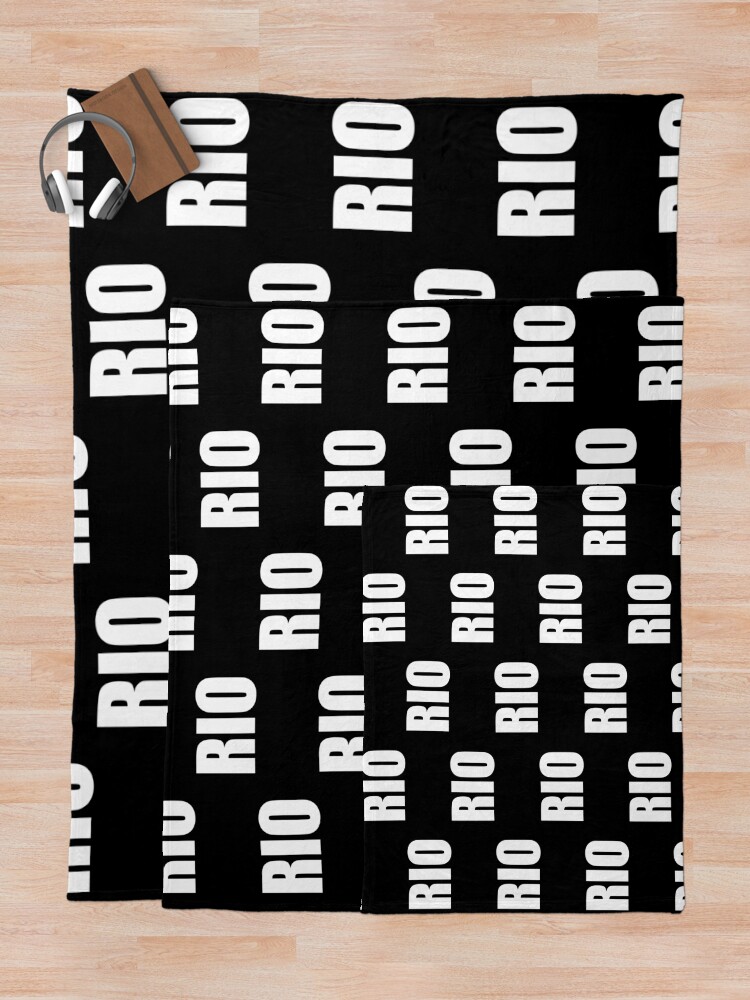 Thumbnail 5 of 6, Throw Blanket, Rio designed and sold by hellofanverse.