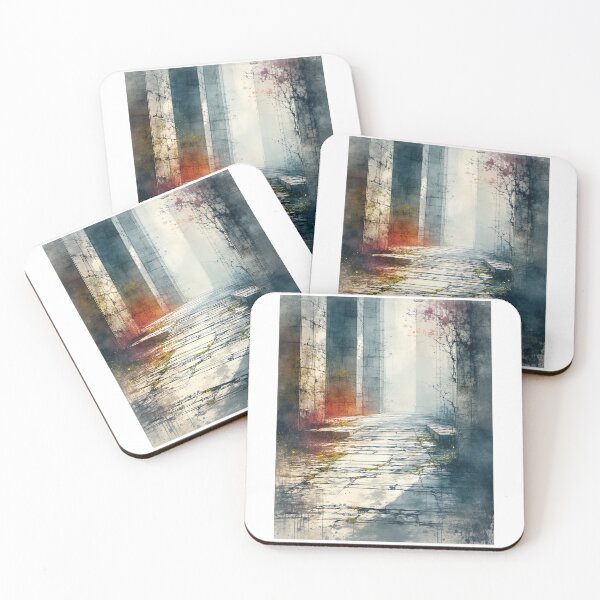 Item preview, Path Through Skyscrapers: Serene Shadows designed and sold by PanoramaPrints.