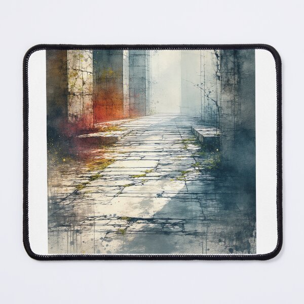 Item preview, Path Through Skyscrapers: Serene Shadows designed and sold by PanoramaPrints.