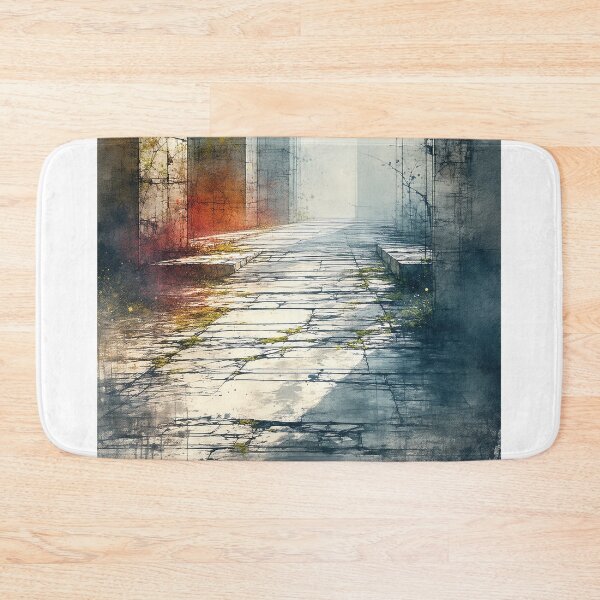 Item preview, Path Through Skyscrapers: Serene Shadows designed and sold by PanoramaPrints.