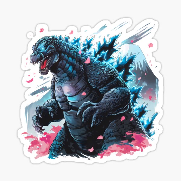 Item preview, Godzilla in Sakura Blossom designed and sold by BombShop36.