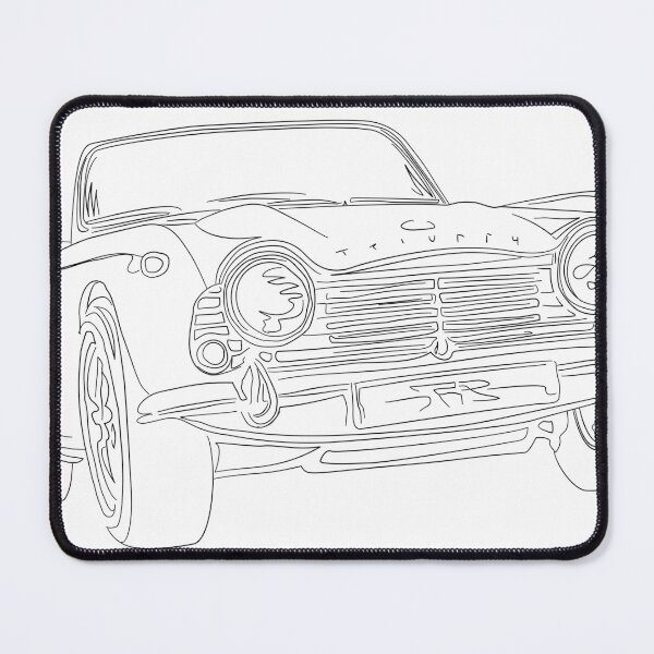 Item preview, Triumph Classic sports car drawing TR4 designed and sold by mudzco.