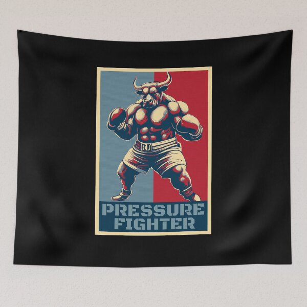 Item preview, Pressure Fighter Boxing Bull HOPE designed and sold by TrueArtsStore.