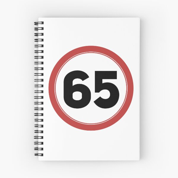 Item preview, Speed limit 65, happy 65th birthday designed and sold by Wolagno.