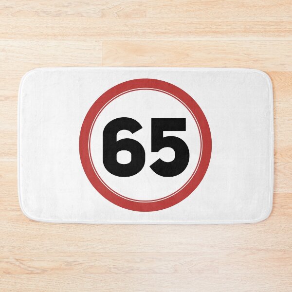 Item preview, Speed limit 65, happy 65th birthday designed and sold by Wolagno.