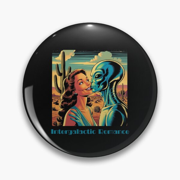 Item preview, Intergalactic Romance Alien Retro style designed and sold by ShirtWardrobe.
