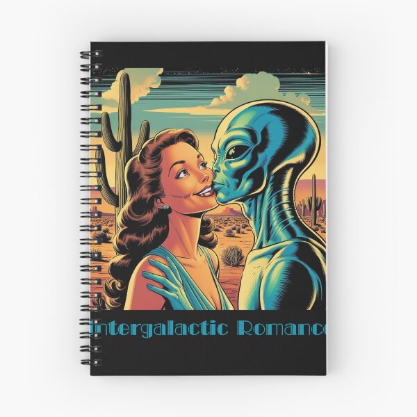 Item preview, Intergalactic Romance Alien Retro style designed and sold by ShirtWardrobe.