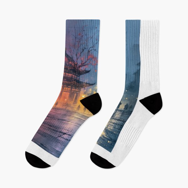 Item preview, "Neon Rain, Oriental Skies" designed and sold by PanoramaPrints.