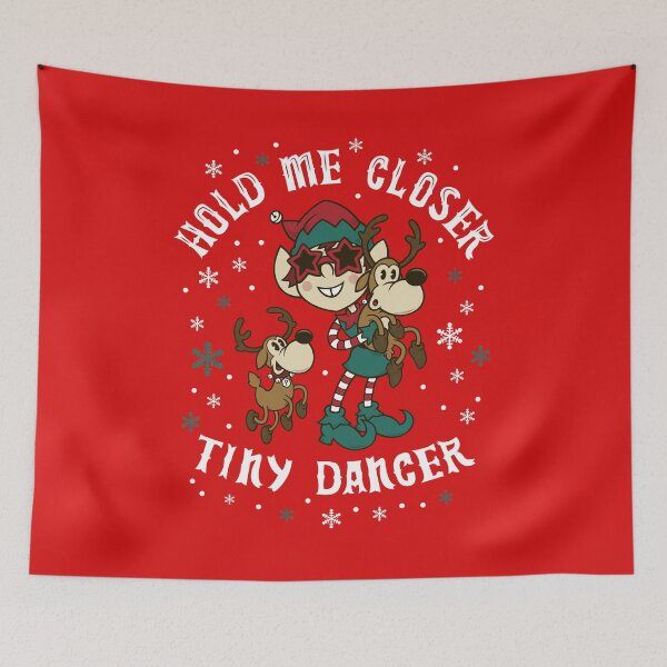 Item preview, Dancer - Musical Elf - Cute Christmas Reindeer - Vintage Cartoon Xmas designed and sold by Nemons.