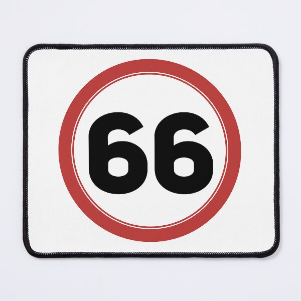 Item preview, Speed limit 66, happy 66th birthday designed and sold by Wolagno.