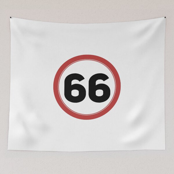 Item preview, Speed limit 66, happy 66th birthday designed and sold by Wolagno.