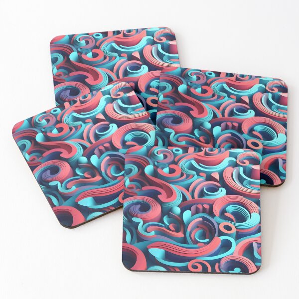 Item preview, 3d wavy pattern designed and sold by aliraweb.