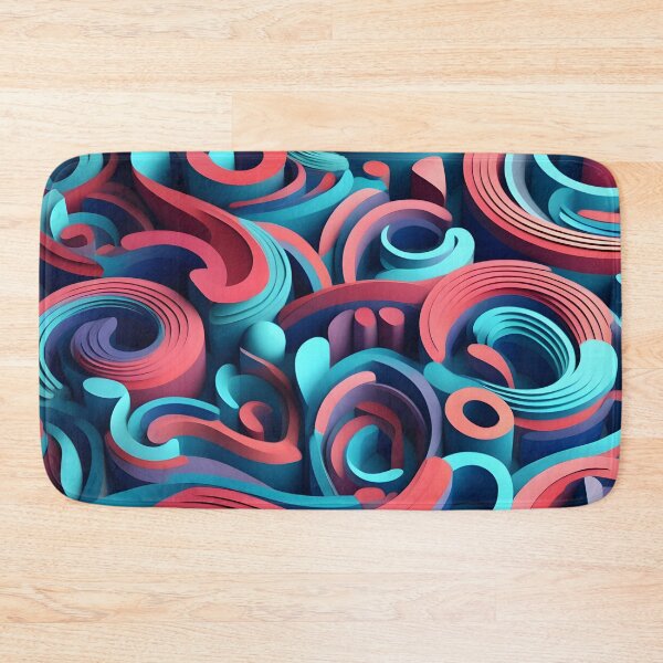 Item preview, 3d wavy pattern designed and sold by aliraweb.
