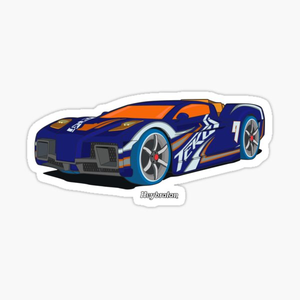Item preview, HW Acceleracers Reverb Front and Side View Vector Art designed and sold by Heybratan.