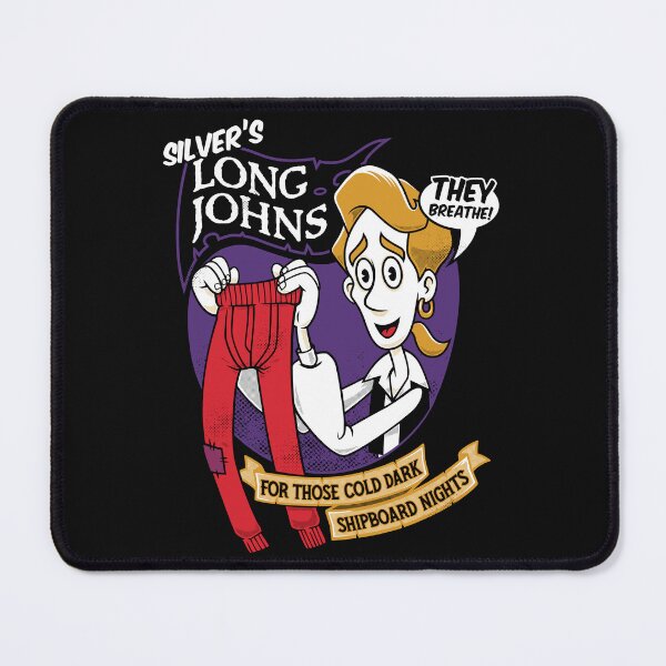 Item preview, Silver's Long Johns - 90s Retro Video Game - Cartoon Pirate designed and sold by Nemons.
