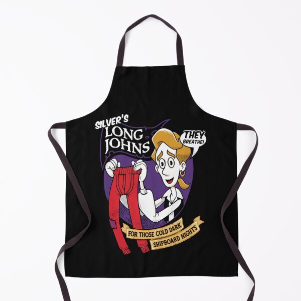 Item preview, Silver's Long Johns - 90s Retro Video Game - Cartoon Pirate designed and sold by Nemons.