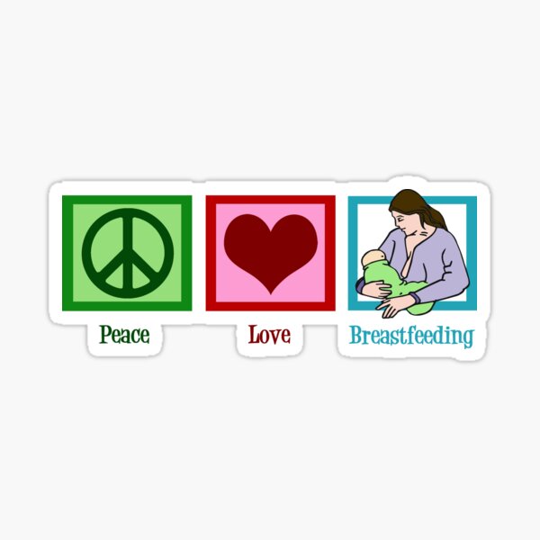 Item preview, Peace Love Breastfeeding designed and sold by Epic Love Designs.