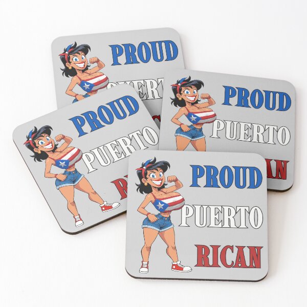 Item preview, Proud Puerto Rican – Busty Cartoon Patriot designed and sold by BaxInke.