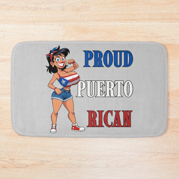Item preview, Proud Puerto Rican – Busty Cartoon Patriot designed and sold by BaxInke.