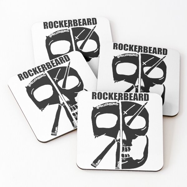 Item preview, Rocker Beard Skull designed and sold by Rockerbeard.