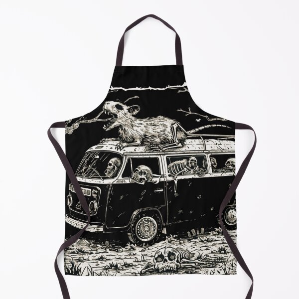 Item preview, Crusty Deathcore Capybara Riding a Kombi Van designed and sold by PitchBlackIcon.