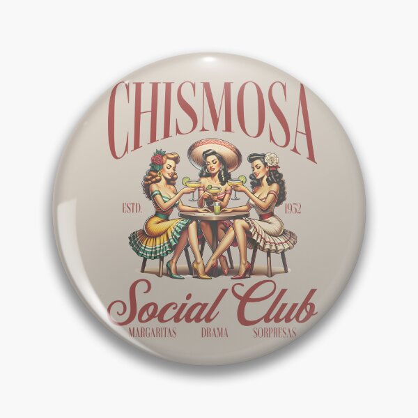 Item preview, Chismosa Latina Social Club Graphic, Chisme DIY Craft Mexican Woman designed and sold by BancaJone.