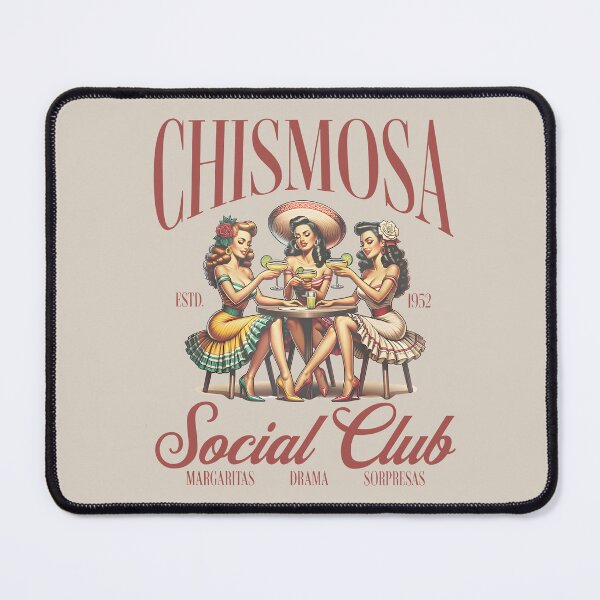 Item preview, Chismosa Latina Social Club Graphic, Chisme DIY Craft Mexican Woman designed and sold by BancaJone.