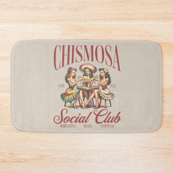 Item preview, Chismosa Latina Social Club Graphic, Chisme DIY Craft Mexican Woman designed and sold by BancaJone.