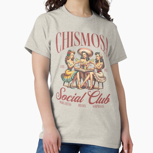 Item preview, Chismosa Latina Social Club Graphic, Chisme DIY Craft Mexican Woman designed and sold by BancaJone.