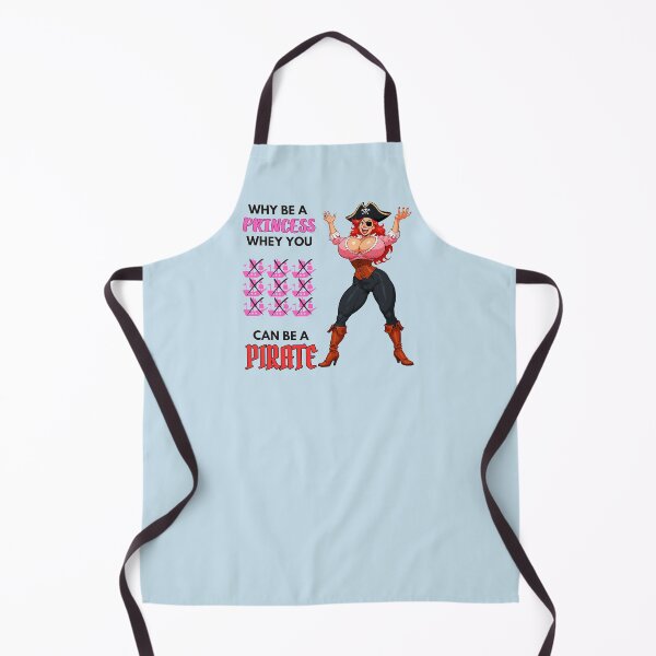 Item preview, Why Be a Princess When You Can Be a Pirate – Busty Cartoon Pirate Humor designed and sold by BaxInke.