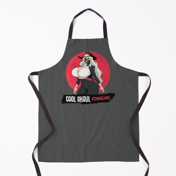 Item preview, Cool Ghoul Cowgirl – Busty Halloween Western Design designed and sold by BaxInke.