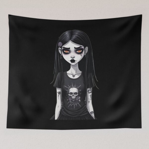 Item preview, 90s Goth, Teen Girl, Unique Dark Characters designed and sold by Burn-Ego.