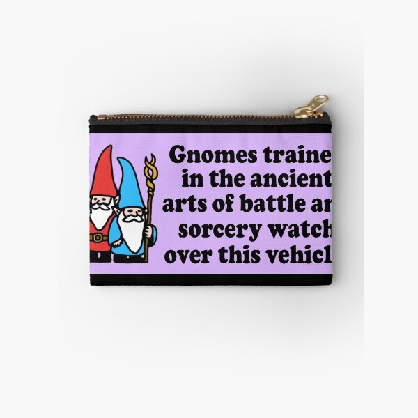 Item preview, gnomes trained in the ancient arts of battle and sorcery watch over this vehicle Fantasy sorcery wizard Bumper designed and sold by Jaxym.