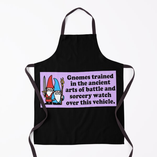 Item preview, gnomes trained in the ancient arts of battle and sorcery watch over this vehicle Fantasy sorcery wizard Bumper designed and sold by Jaxym.