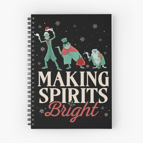 Item preview, Making Spirits Bright Hitchhiking Ghosts Santa Hat Merry Christmas designed and sold by BancaJone.