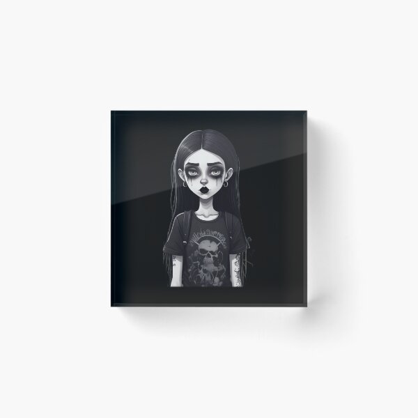 Item preview, Goth Girlfriend, Teen Girl, Unique Dark Characters designed and sold by Burn-Ego.