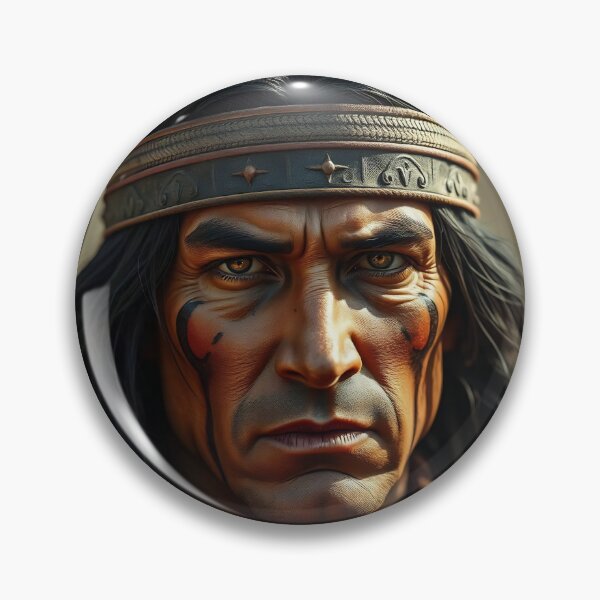 Item preview, Indian Apache Warrior designed and sold by dadelinux.