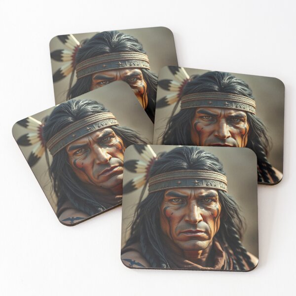 Item preview, Indian Apache Warrior designed and sold by dadelinux.