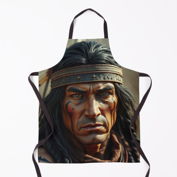 Item preview, Indian Apache Warrior designed and sold by dadelinux.