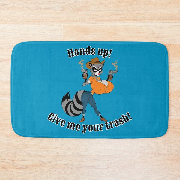 Item preview, Hands Up! Give Me Your Trash – Busty Furry Raccoon Bandit designed and sold by BaxInke.