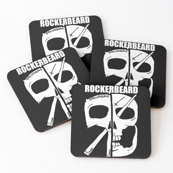 Item preview, Rocker Beard Skull designed and sold by Rockerbeard.