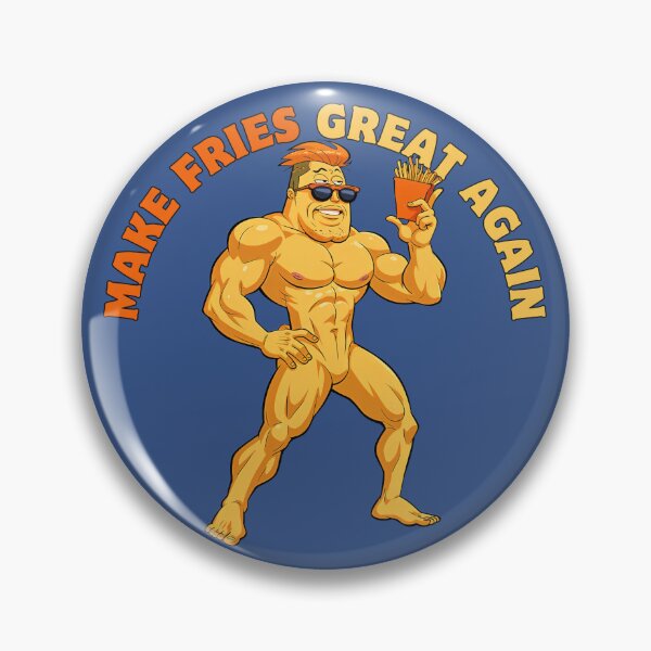 Item preview, Make Fries Great Again – Buff Fry Trump Election Humor designed and sold by BaxInke.