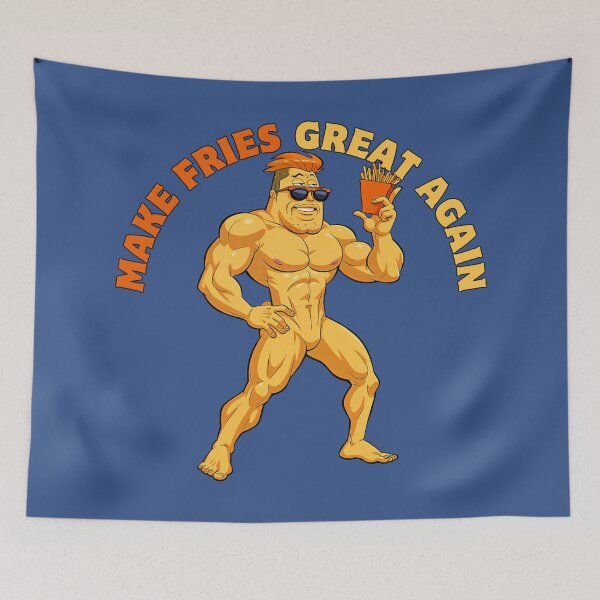 Item preview, Make Fries Great Again – Buff Fry Trump Election Humor designed and sold by BaxInke.