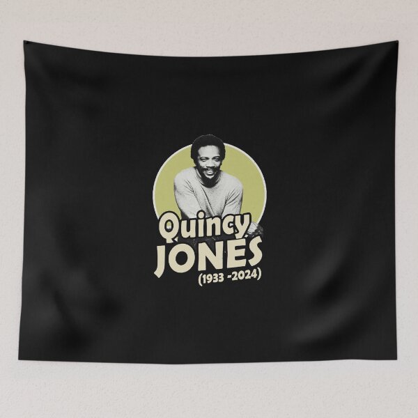 Item preview, Quincy Jones (1933 -2024) designed and sold by FryCutiesTeemo.